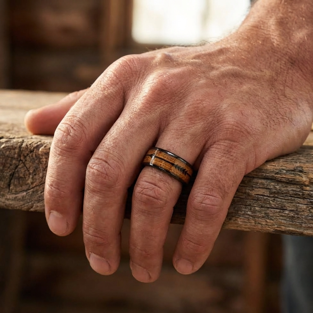 Schwarzwald – Holz & Wolframring 8mm