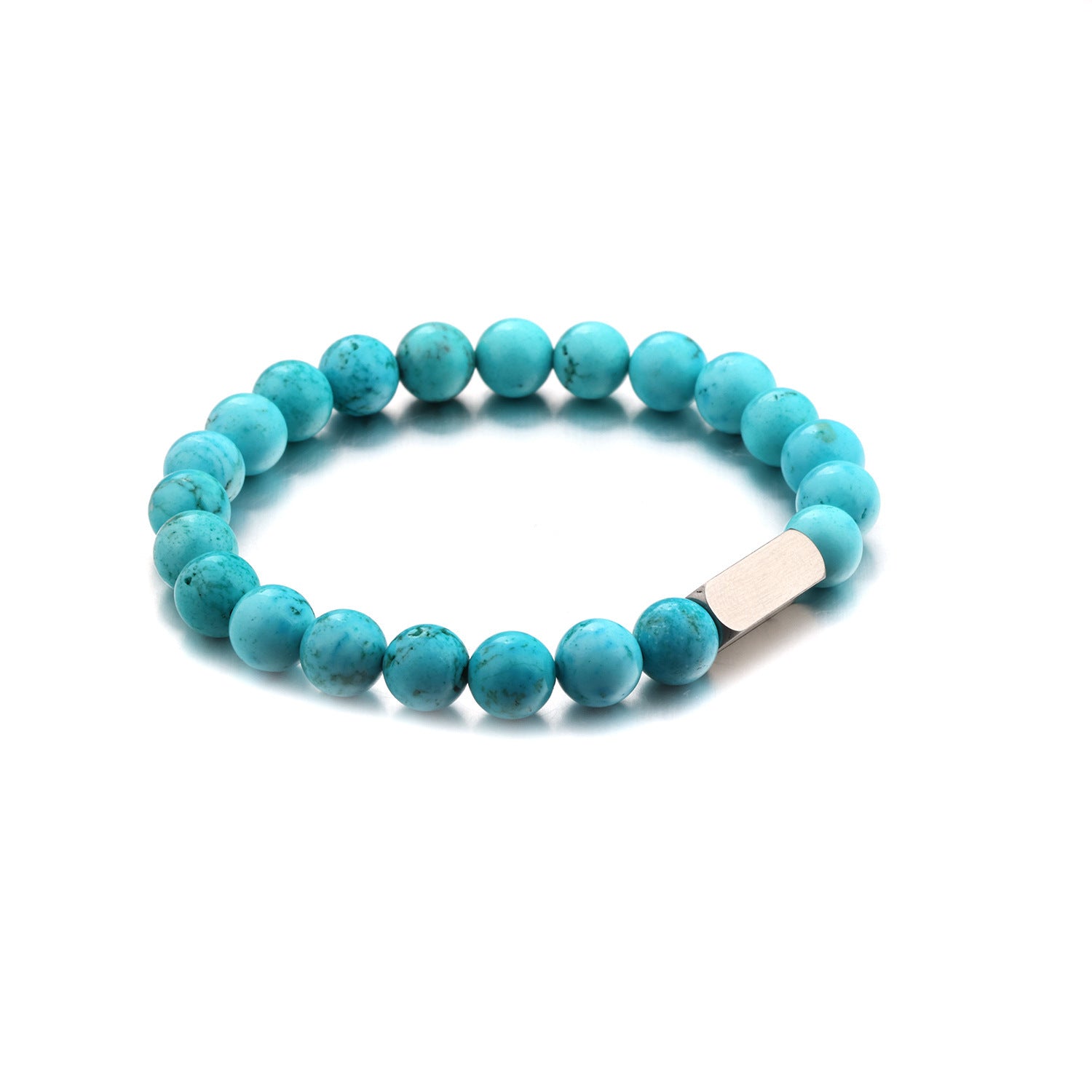 Personalisierbare Armbänder mit Gravur – Naturstein Unisex