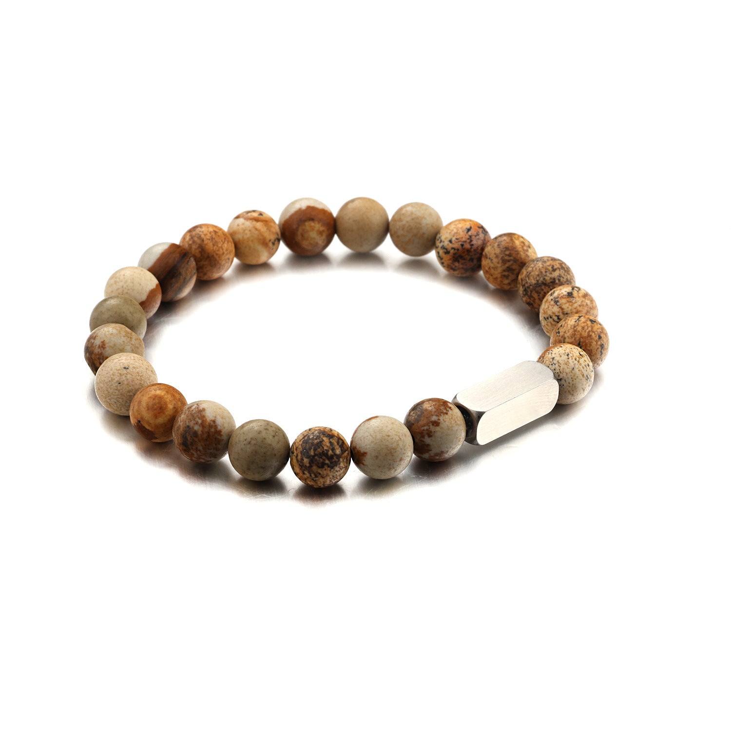 Personalisierbare Armbänder mit Gravur – Naturstein Unisex