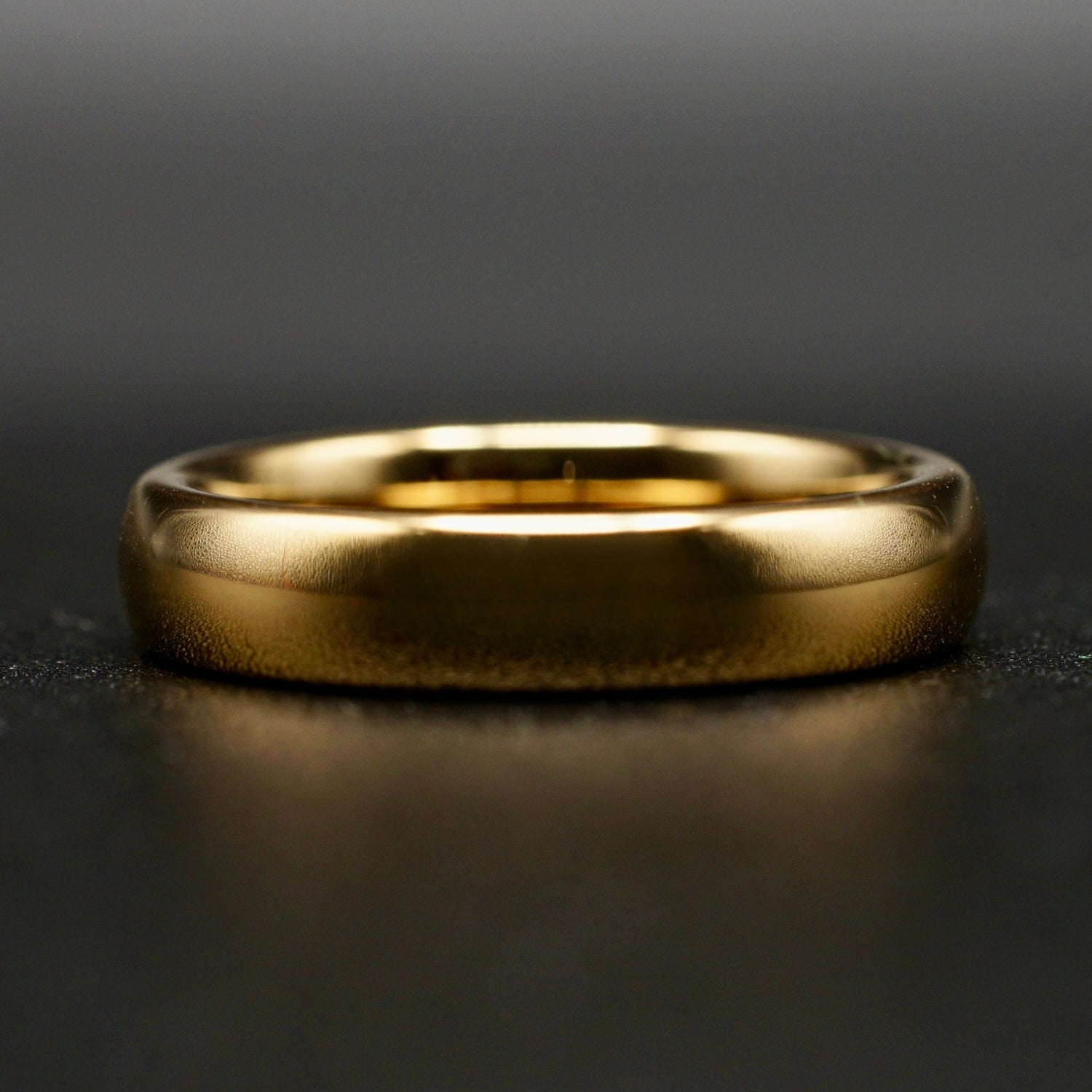 Vergoldeter Ring für Hochzeit & Verlobung – 6mm / 4mm