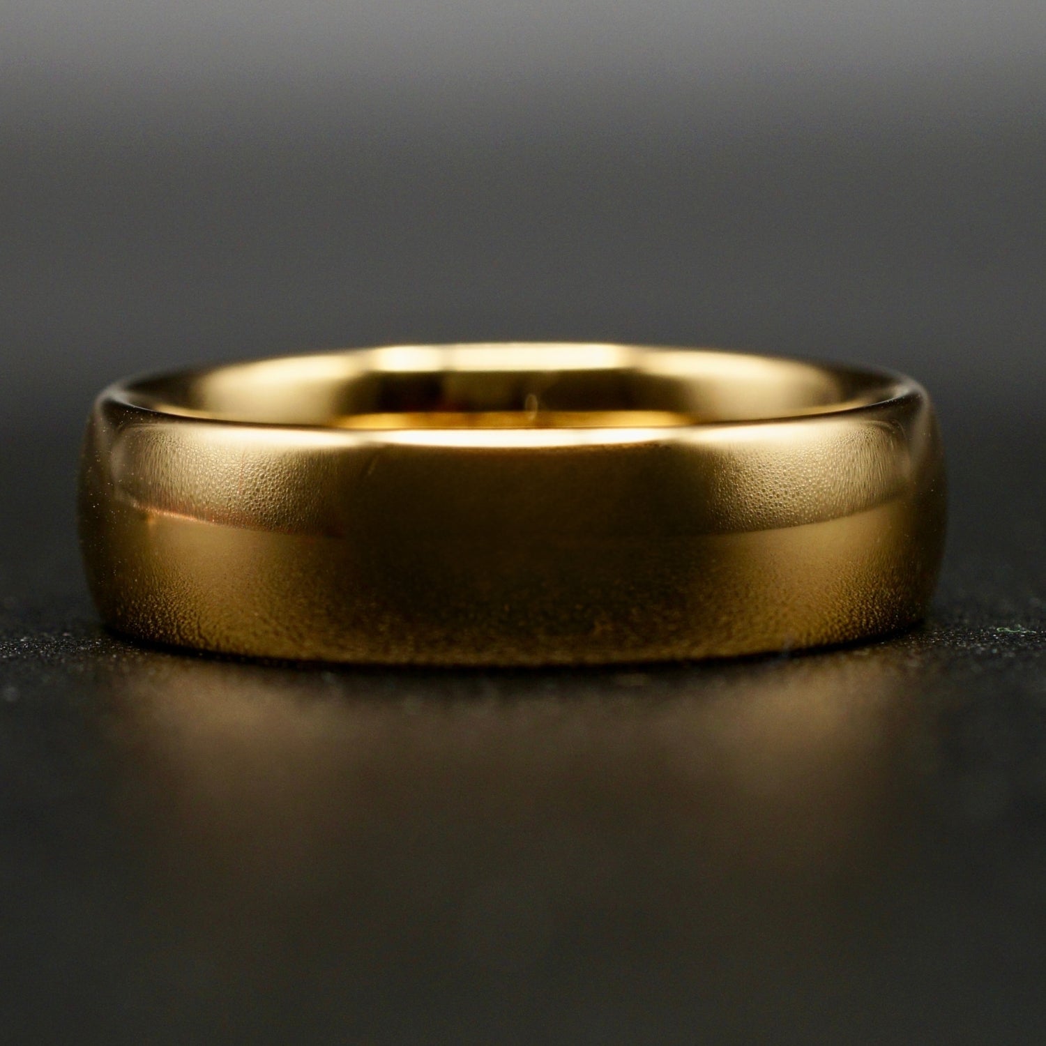 Vergoldeter Ring für Hochzeit & Verlobung – 6mm / 4mm