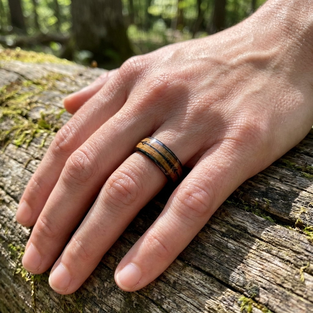 Schwarzwald – Holz & Wolframring 8mm