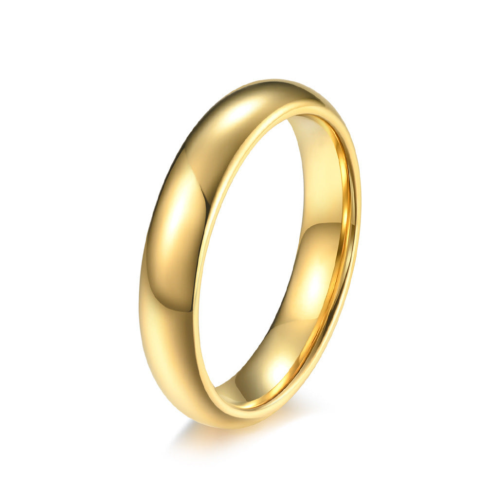 Vergoldeter Ring für Hochzeit & Verlobung – 8mm / 6mm / 4mm